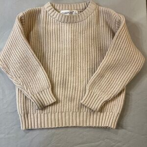 Campure Beige Knit Sweater